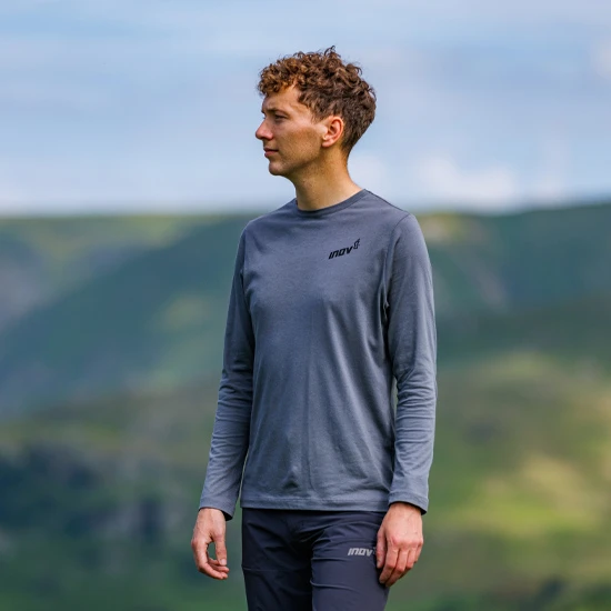 Inov-8 Graphic T-Shirt Long Sleeve "Brand" Men's