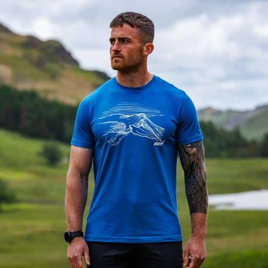 Inov-8 Graphic T-Shirt Short Sleeve "Helvellyn" Men's - Image 6