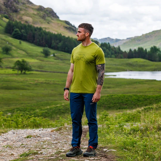 Inov-8 Graphic T-Shirt Short Sleeve "Helvellyn" Men's - Image 2