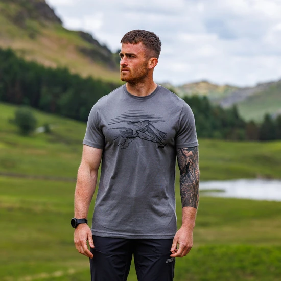 Inov-8 Graphic T-Shirt Short Sleeve "Helvellyn" Men's - Image 10