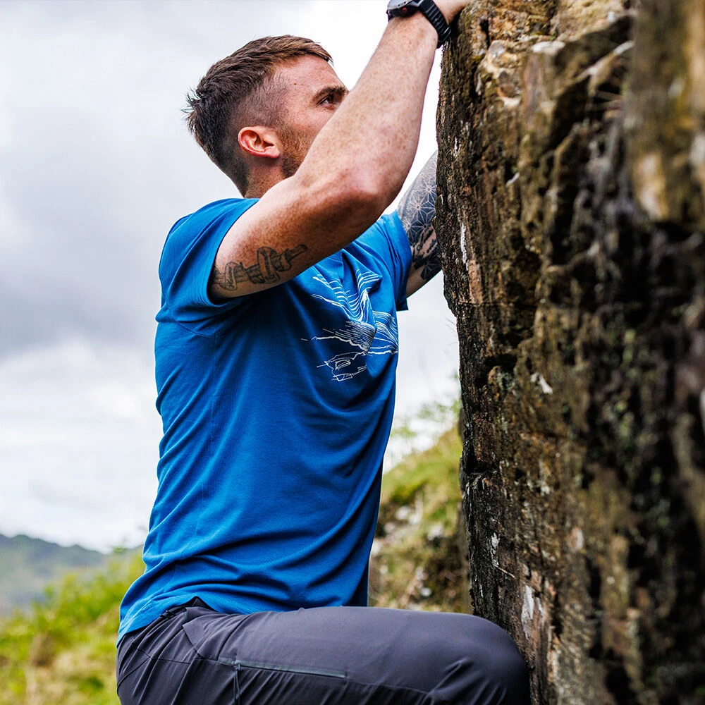 Graphic T-Shirt Short Sleeve "inov-8" Men's - Image 8